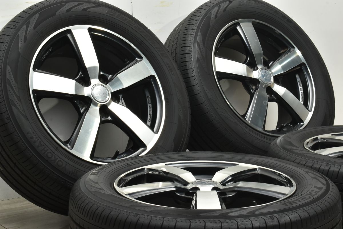 BROOKアルミホイール16インチ6.5J+53 PCD114.3-5穴タイヤ付 楽天