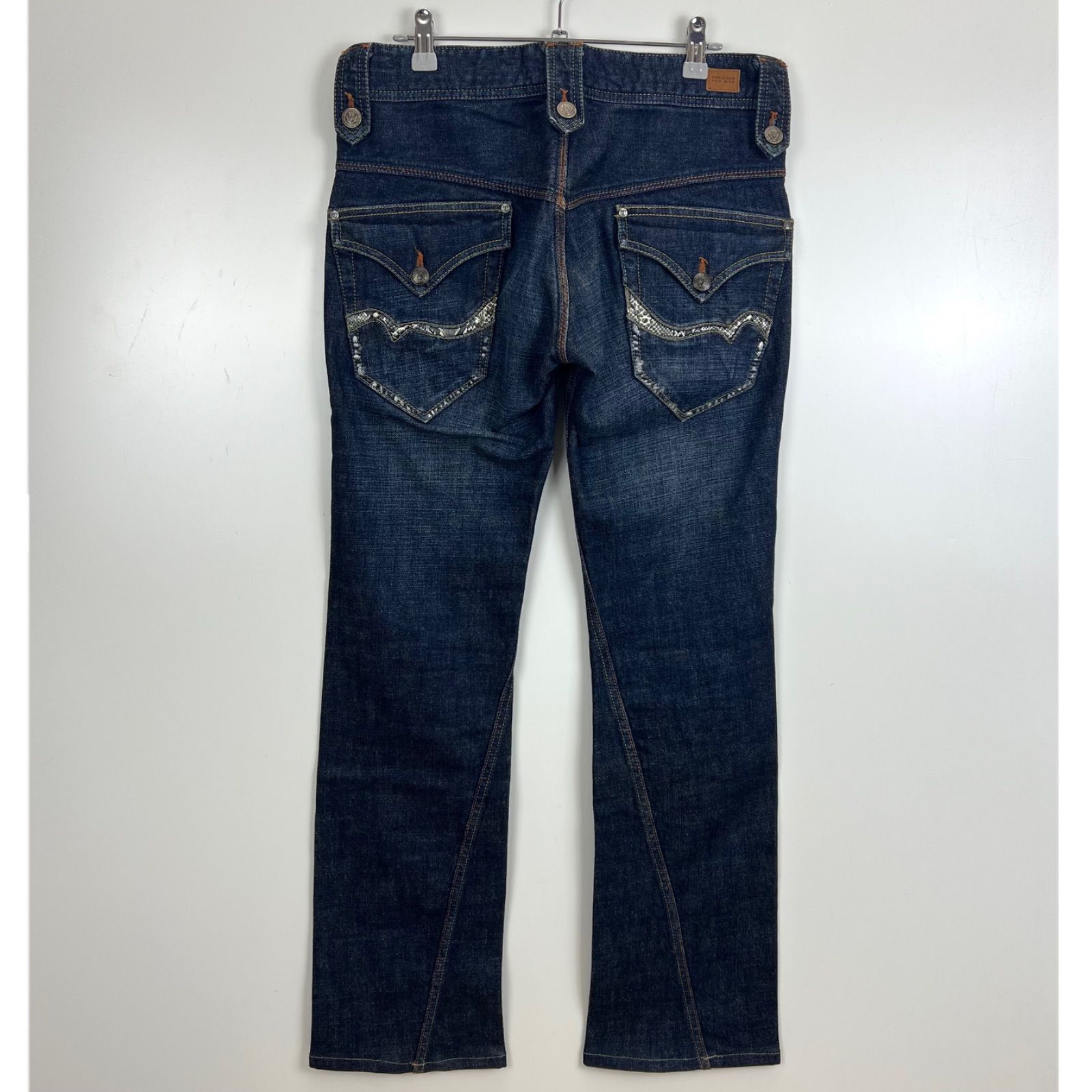 NICOLE CLUB y2k archive Grunge Denim Nicole Club Distressed Denim