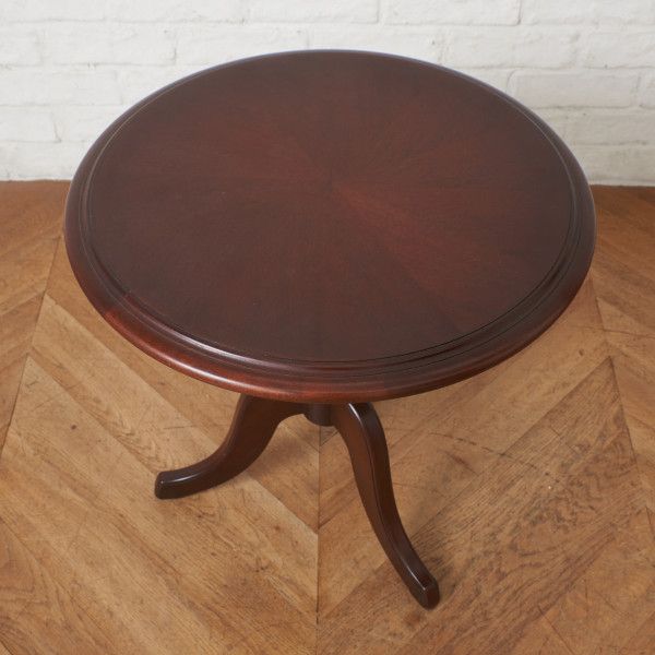 クラシック マホガニー ワインテーブル サイドテーブル カブリオール