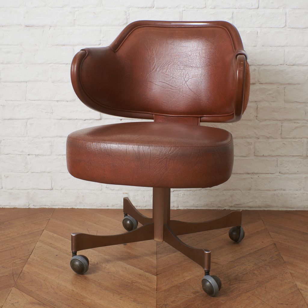 アメリカ Gasser ヴィンテージ デスクチェア 回転 チェア 椅子