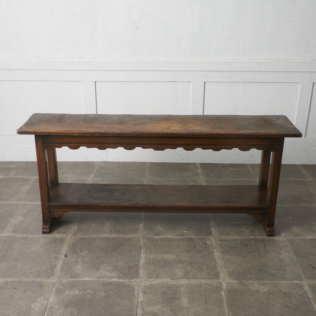 オランダ 民芸家具 サイドボード オーク 無垢材 サイドテーブル 飾り台