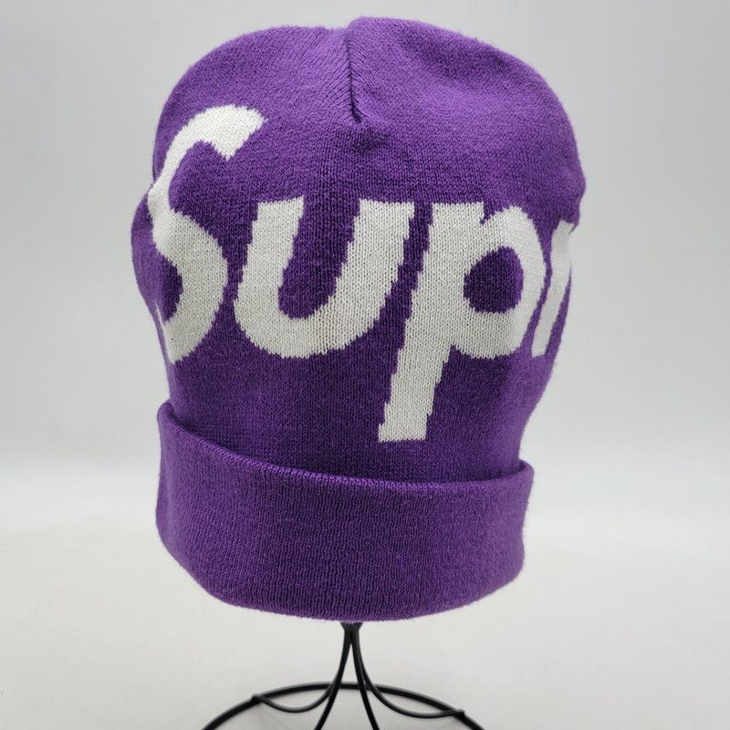 【中古品】Supreme シュプリーム BIG LOGO BEANIE ビッグ ロゴ ビーニー ニット帽 帽子 【185-260223-as-19-izu】