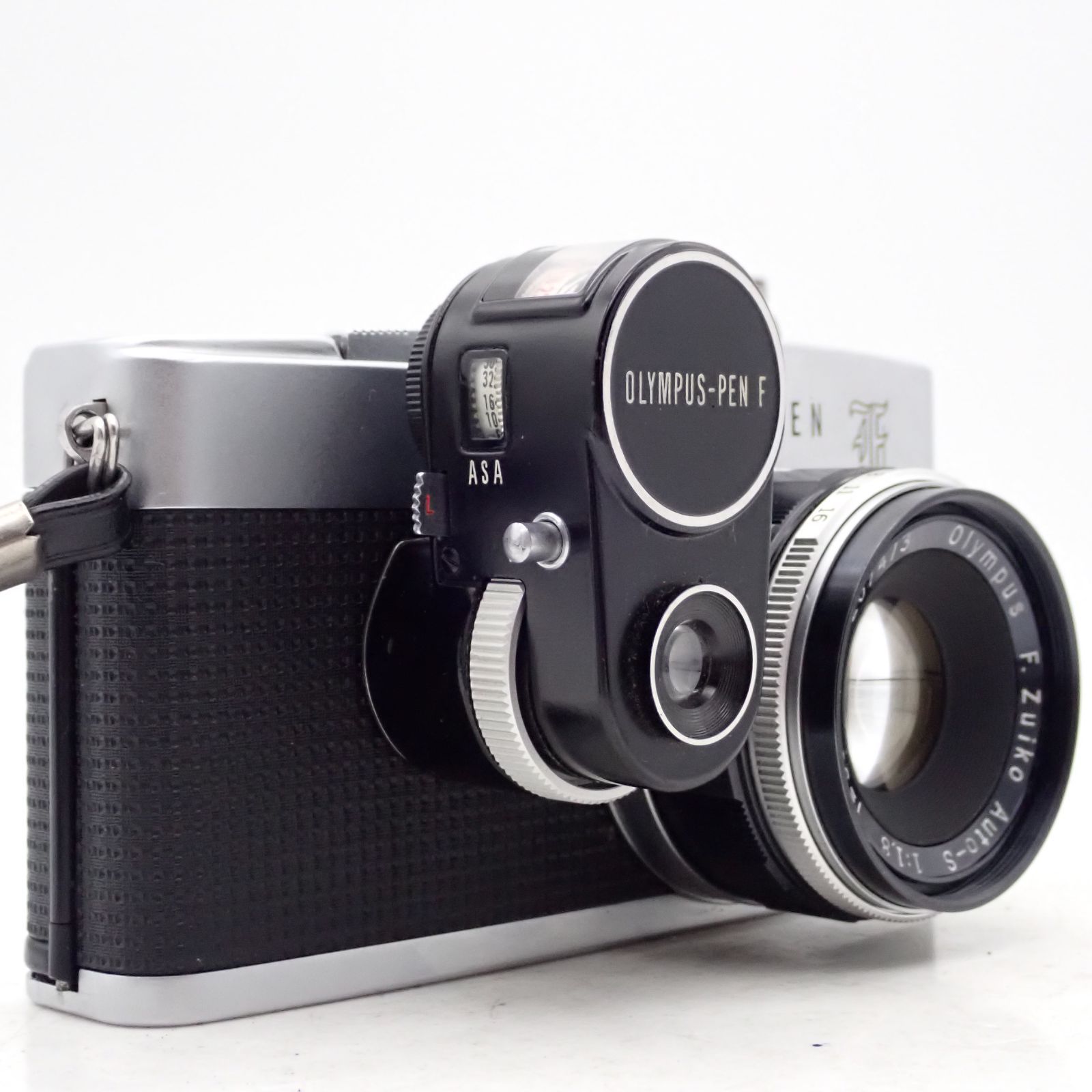 美品 OLYMPUS Pen F 一眼レフフィルムカメラ ハーフフレイム 189420 外