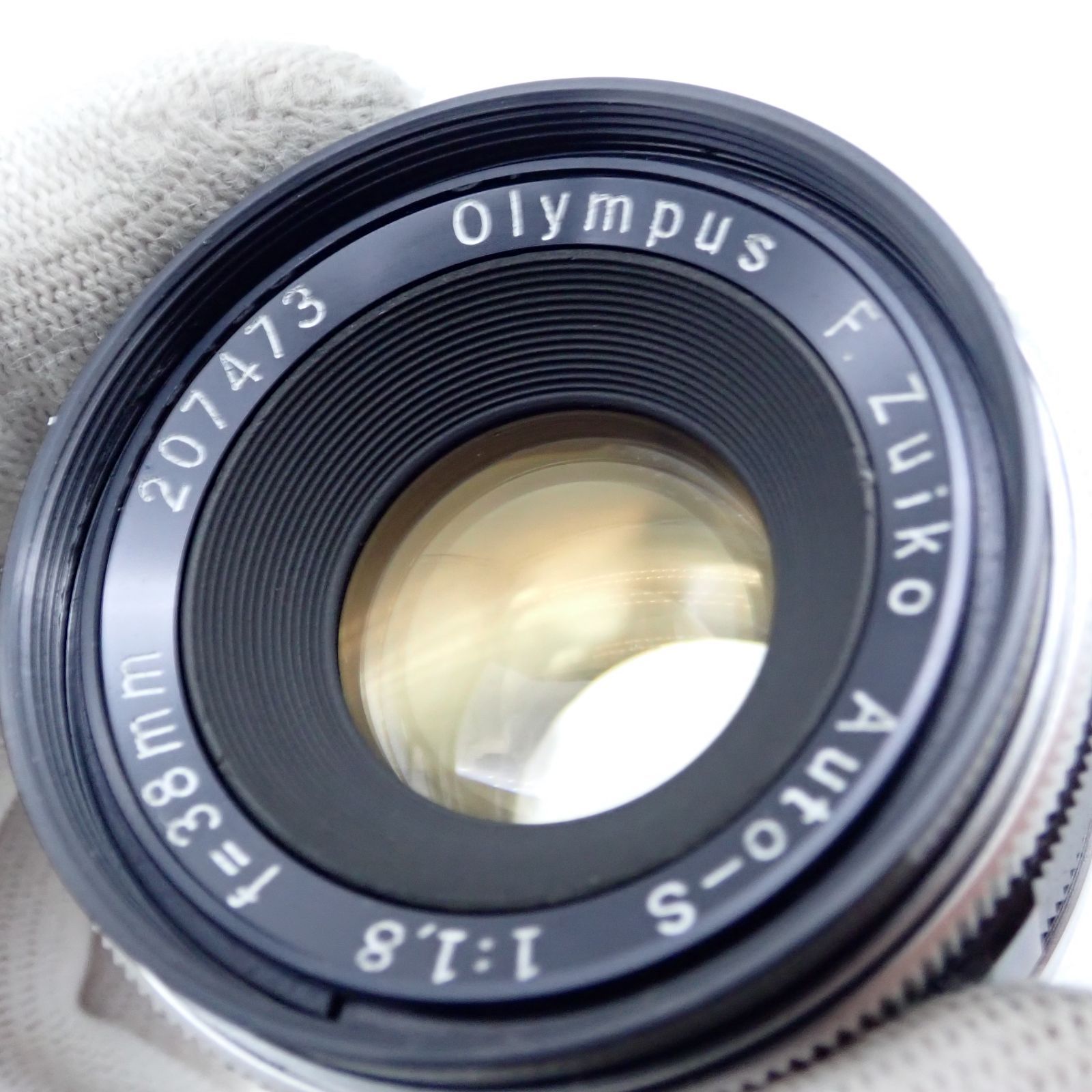 美品 OLYMPUS Pen F 一眼レフフィルムカメラ ハーフフレイム 189420 外