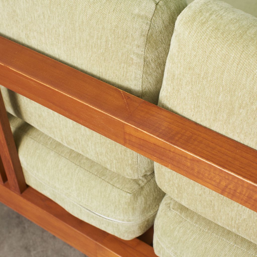 スキャンティーク SCANTEAK チーク 無垢材 2人掛け ソファ 2シーター