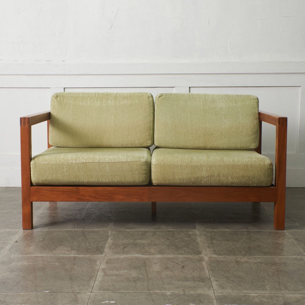 スキャンティーク SCANTEAK チーク 無垢材 2人掛け ソファ 2シーター