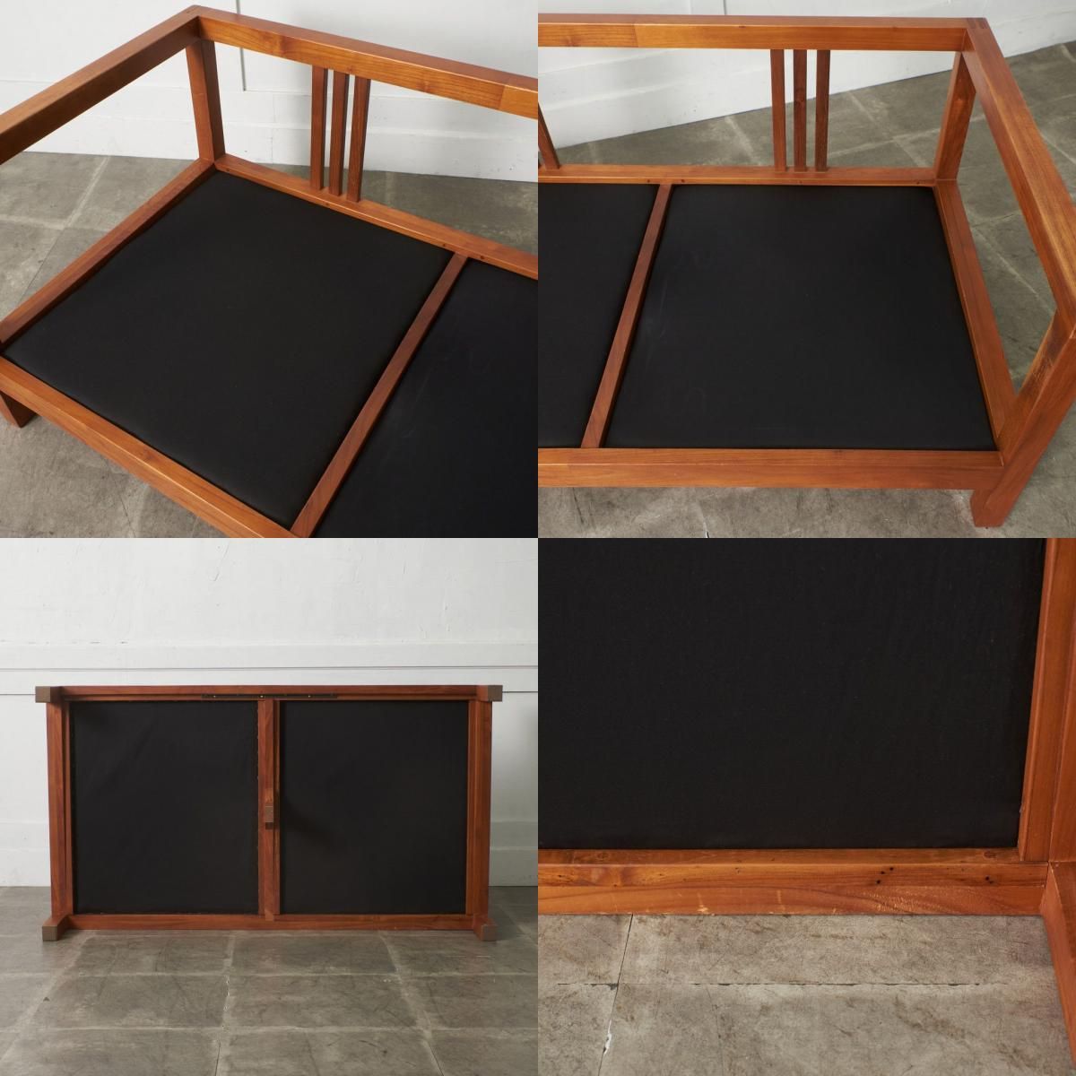 スキャンティーク SCANTEAK チーク 無垢材 2人掛け ソファ 2シーター