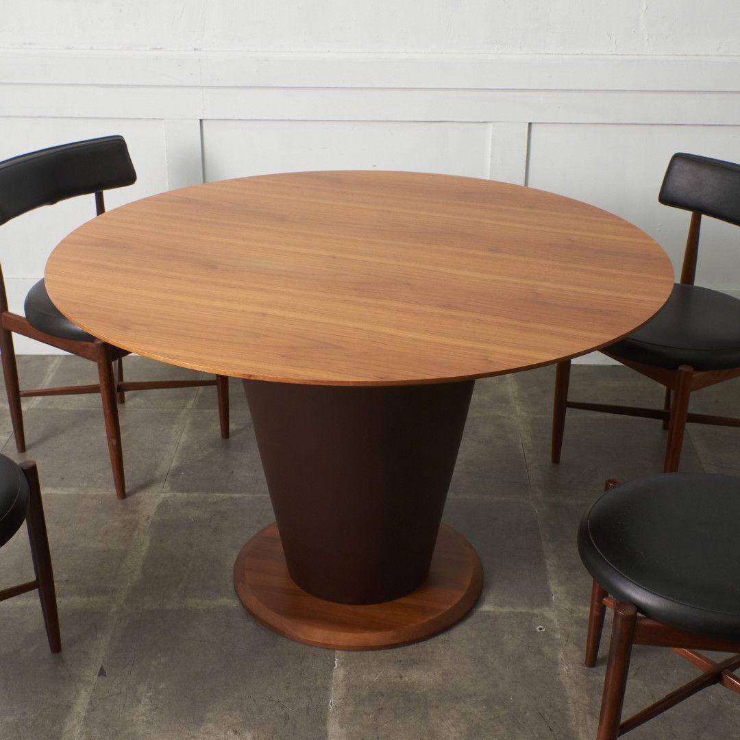 songdream TITO ダイニングテーブル ウォールナット ラウンド 丸