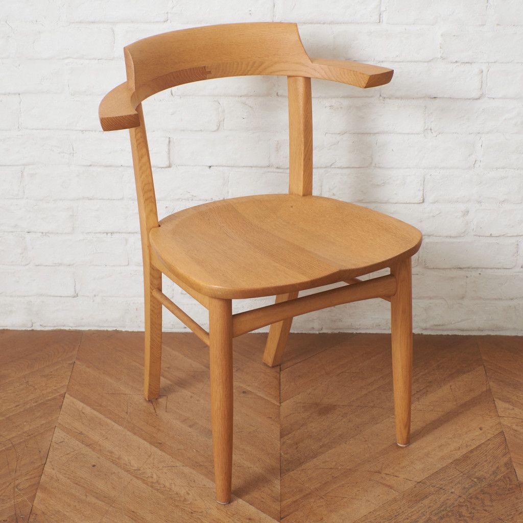 飛騨高山 柏木工 ソフィー アームチェア オーク 楢 無垢材 ダイニング