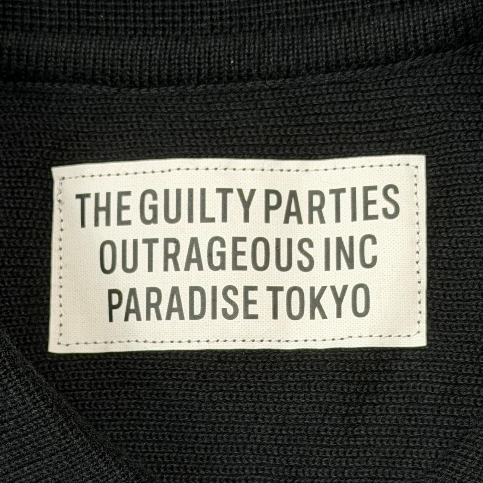 参考上代29700円 WACKO MARIA 24SS STRIPED KNIT POLO SHIRT