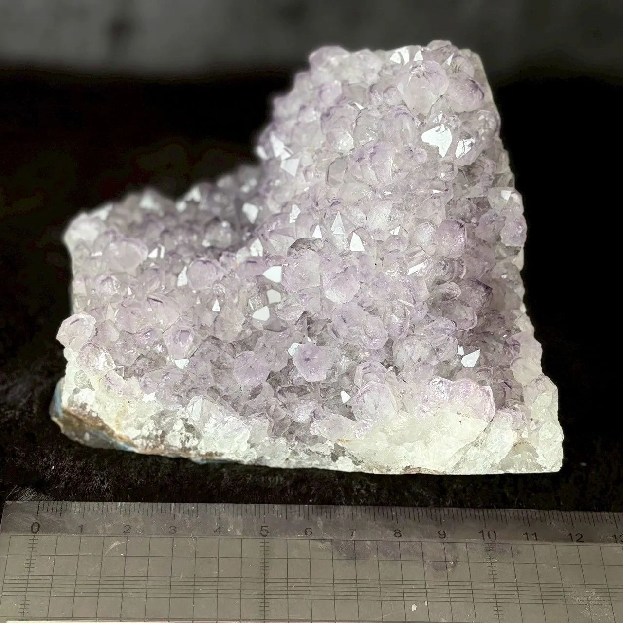 ずっしり優しいカラーのラベンダーアメジスト765g】可愛い 結晶