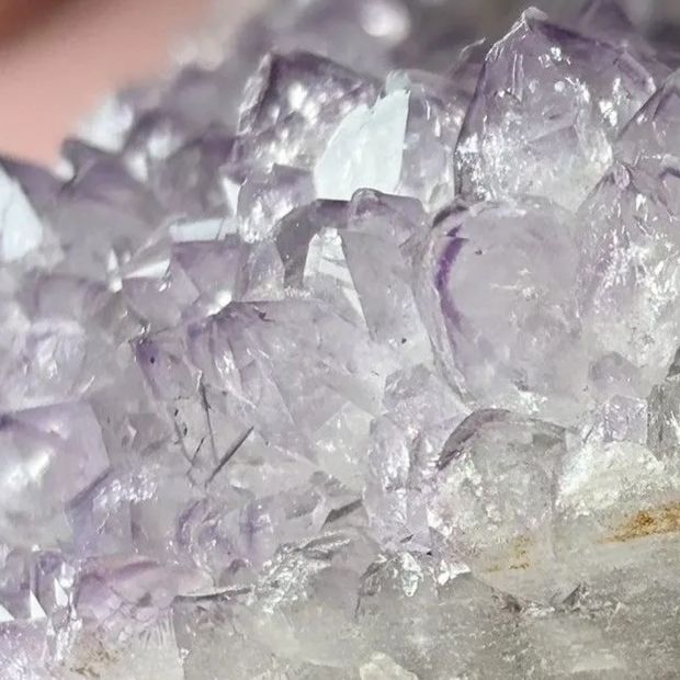 ずっしり優しいカラーのラベンダーアメジスト765g】可愛い 結晶