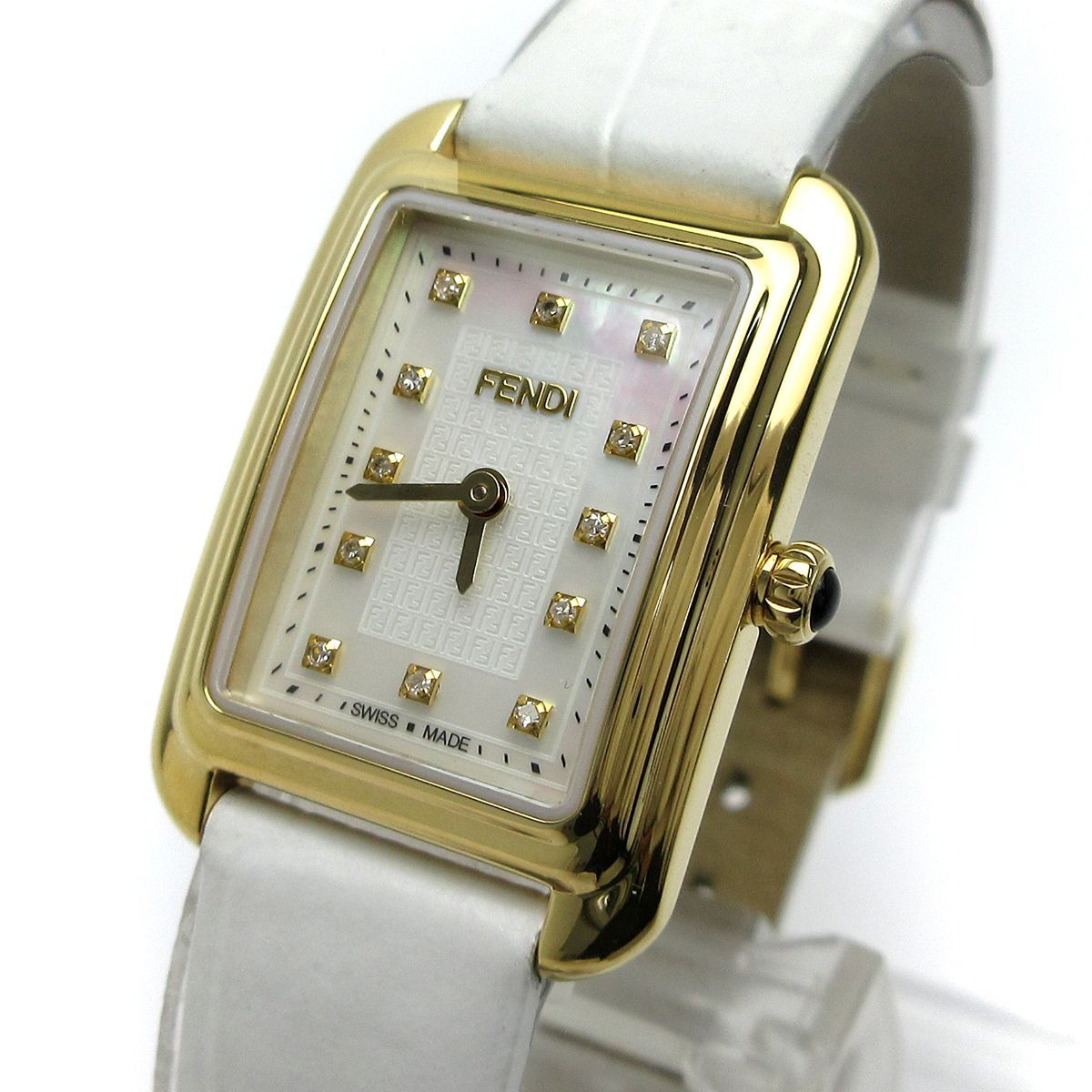 フェンディ FENDI クラシコ レクタンギュラー レディース ゴールド