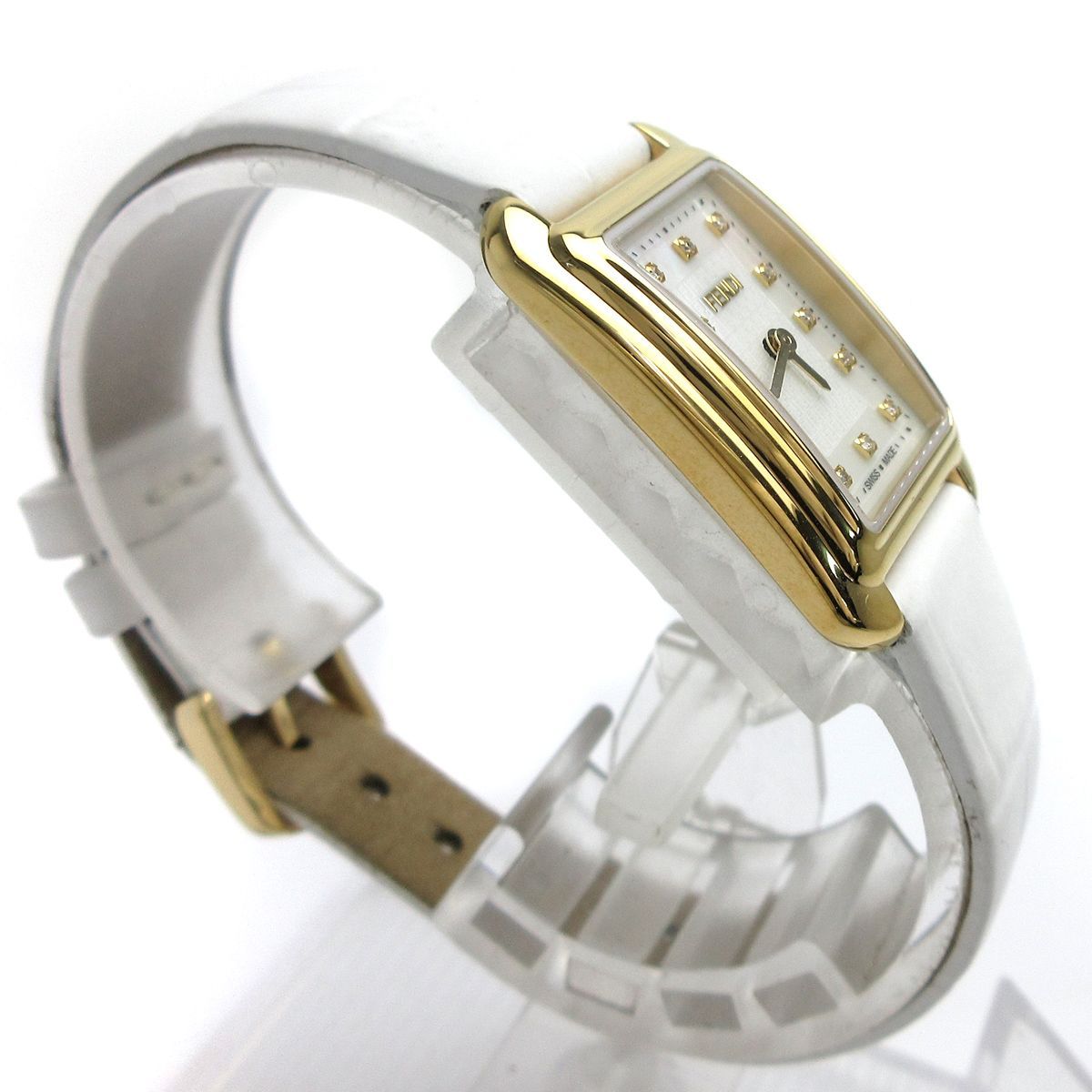 フェンディ FENDI クラシコ レクタンギュラー レディース ゴールド