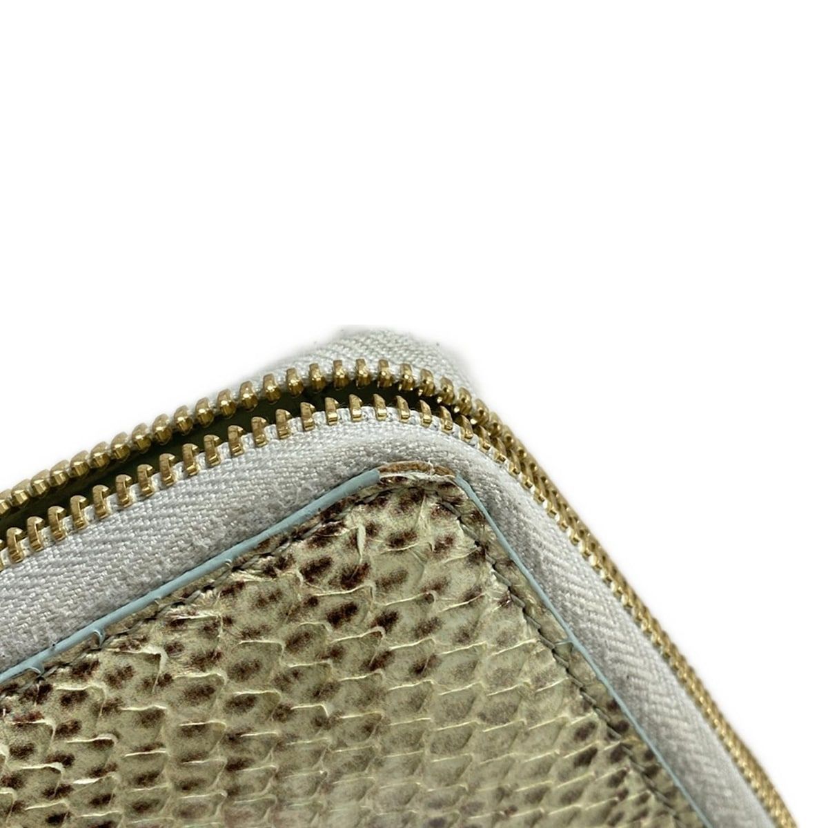 GUCCI(グッチ) 長財布 スクリプト パイソン ジップアラウンド 