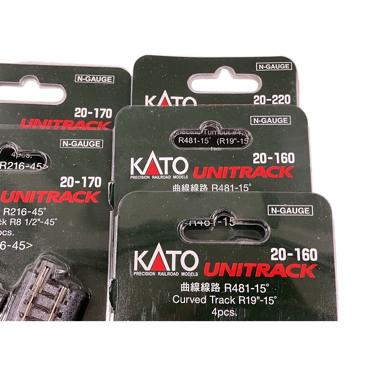 KATO 20-160 ほか 直線 曲線 線路 電動Y字ポイント2番 おまとめ 鉄道