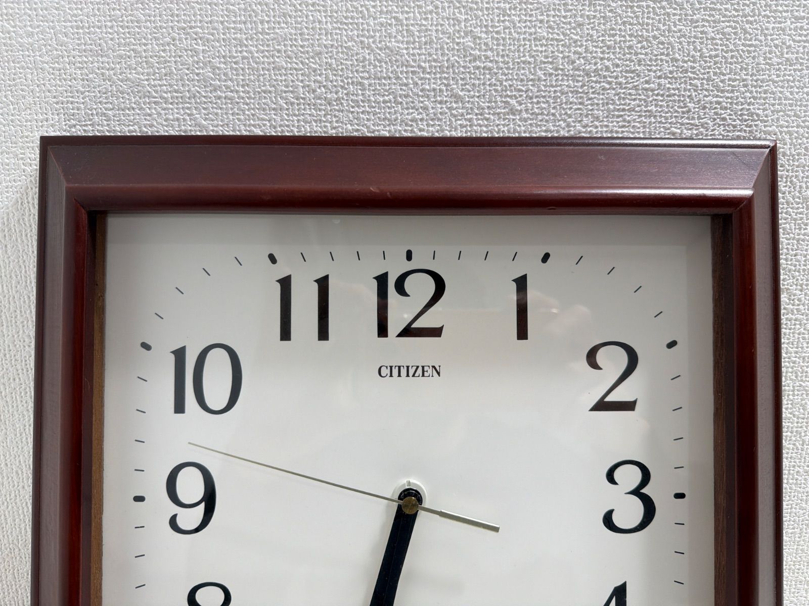 昭和レトロ 木製フレーム シチズン CITIZEN 壁掛け時計クォーツ