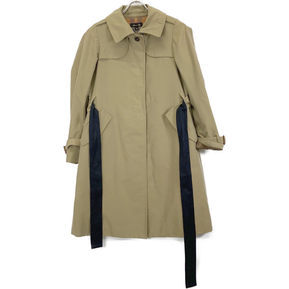 DRAWER ドゥロワー 1525-234-2195 チェックライナー付 トレンチ 36