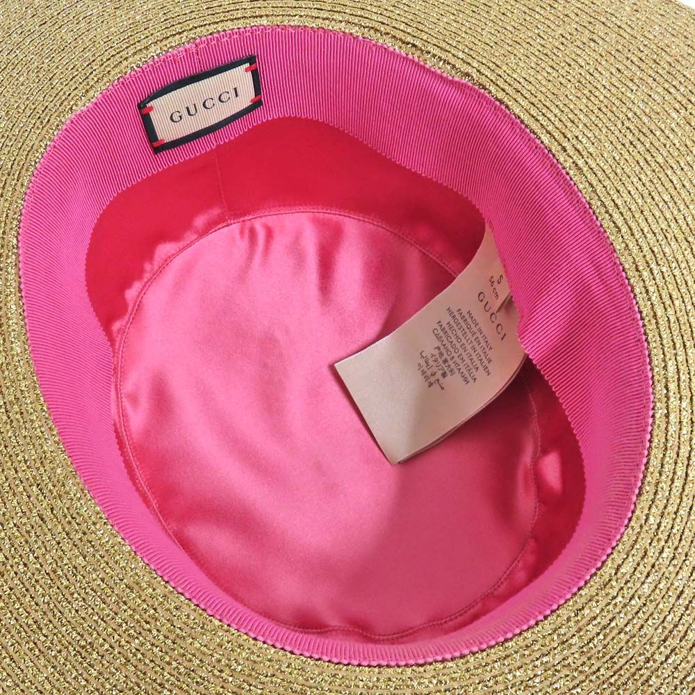 名古屋】グッチ ハット パピエハット Bee ビー 454667 3HA28 Sサイズ