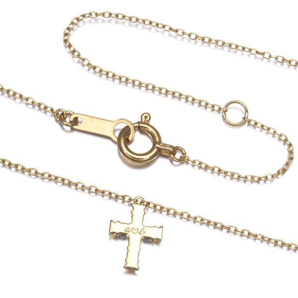 アーカー ネックレス ダイヤ ダイヤモンド クロス K18YG #187962