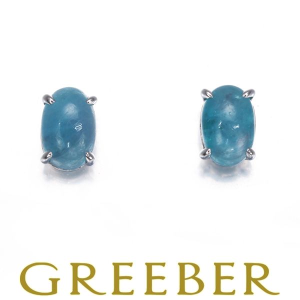 GSTV ピアス パライバトルマリン 0.40ct/0.40ct Pt950/Pt900