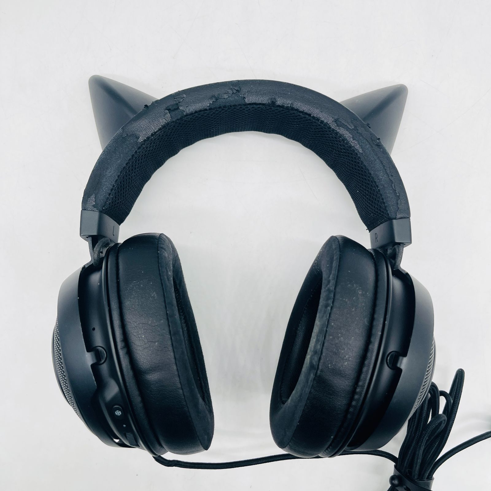ジャンク】Razer Kraken Kitty Black ゲーミングヘッドセット USB THX7