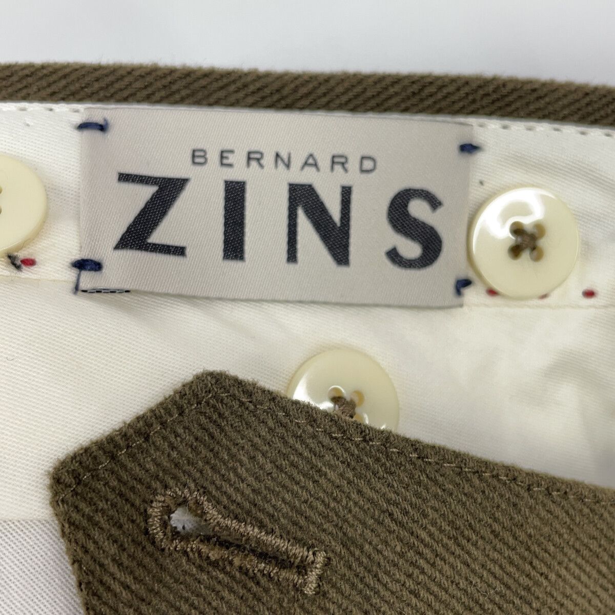 BERNARD ZINS ベルナールザンス ｵﾘｰﾌﾞ HUBERT 113-18-0181-6840 ｽﾗｯｸｽ