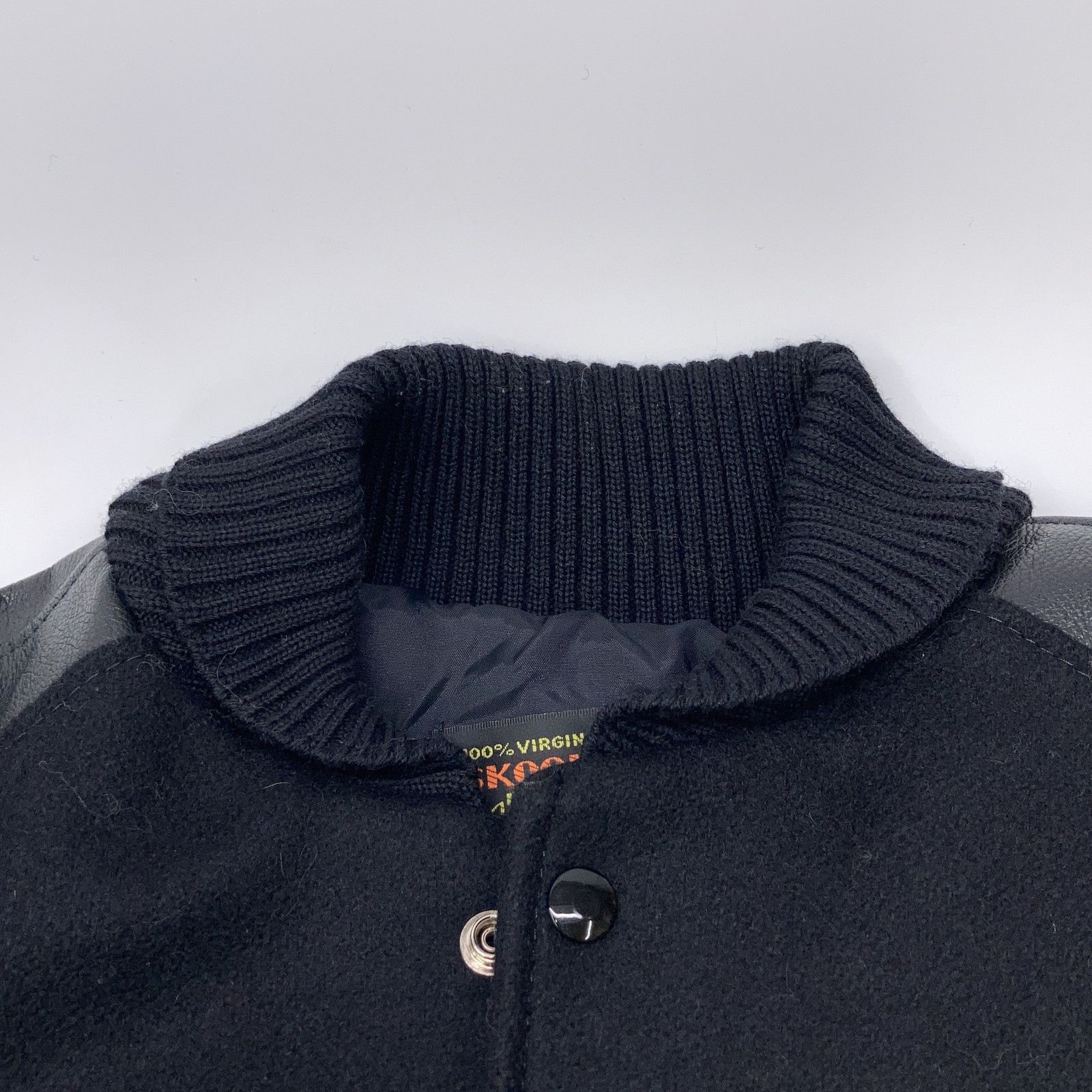 SKOOKUM スクーカム ﾌﾞﾗｯｸ ｳｰﾙ×ﾚｻﾞｰ 異素材切り替え ｽﾀｼﾞｬﾝ 38 - メルカリ