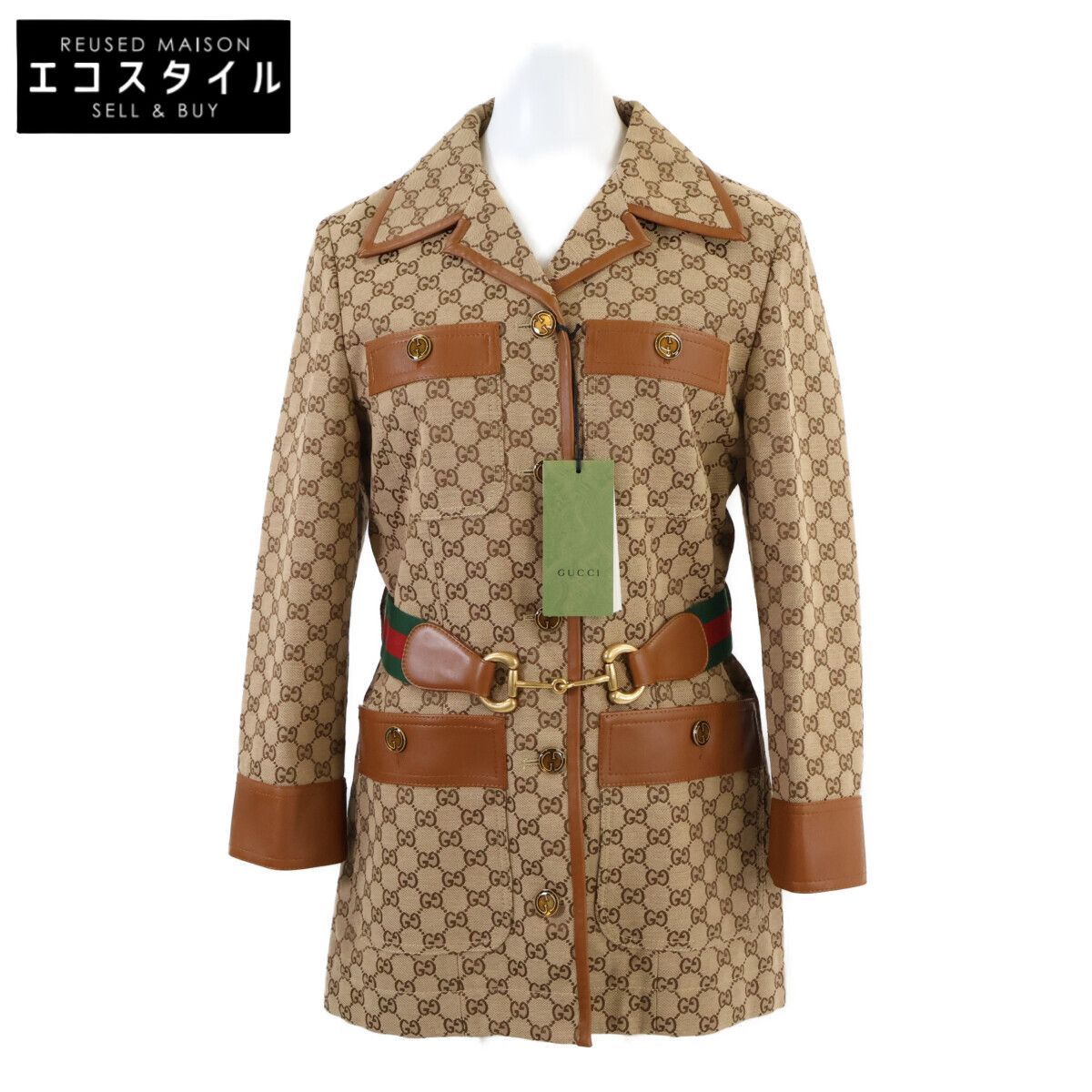 GUCCI グッチ 【新品同様/国内正規】682302 GGキャンバス ウェブ