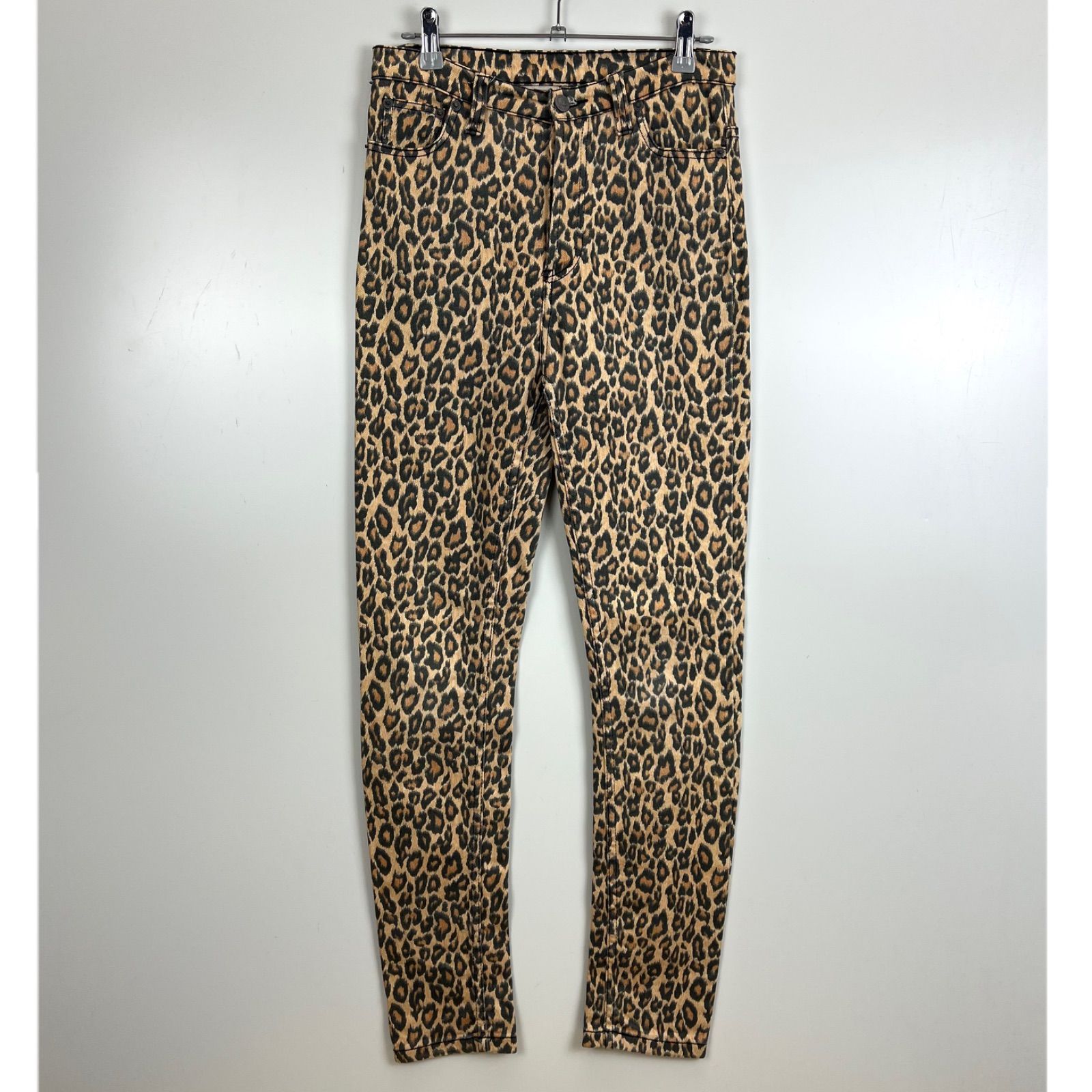 CHEAP MONDAY 00s y2k archive leopard skinny pants w30 チープ