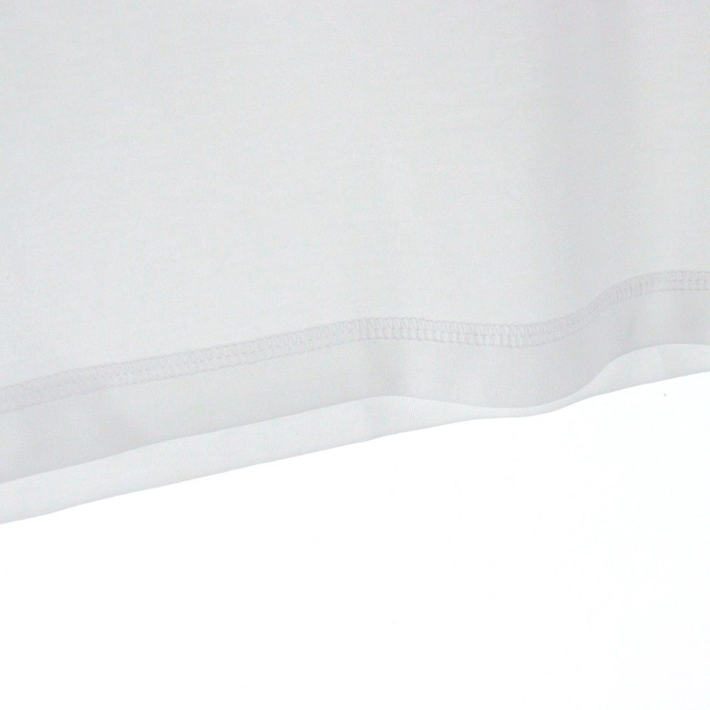 HERMES エルメス カルトゥッシュ 馬具 チェーンプリント クルーネック 半袖Tシャツ カットソー ホワイト レディース 5H4632DC HERMES (エルメス) カルトゥッシュ 馬具 チェーンプリント クルー