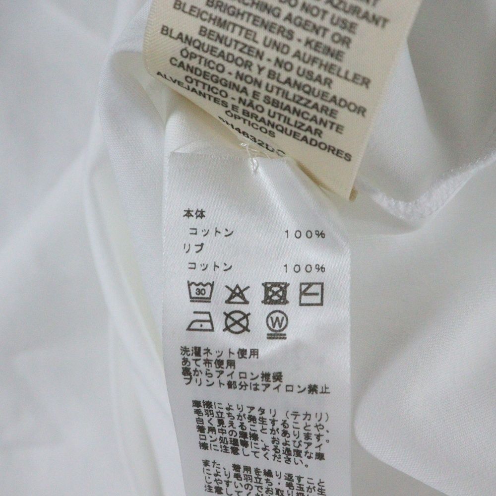 HERMES エルメス カルトゥッシュ 馬具 チェーンプリント クルーネック 半袖Tシャツ カットソー ホワイト レディース 5H4632DC HERMES (エルメス) カルトゥッシュ 馬具 チェーンプリント クルー