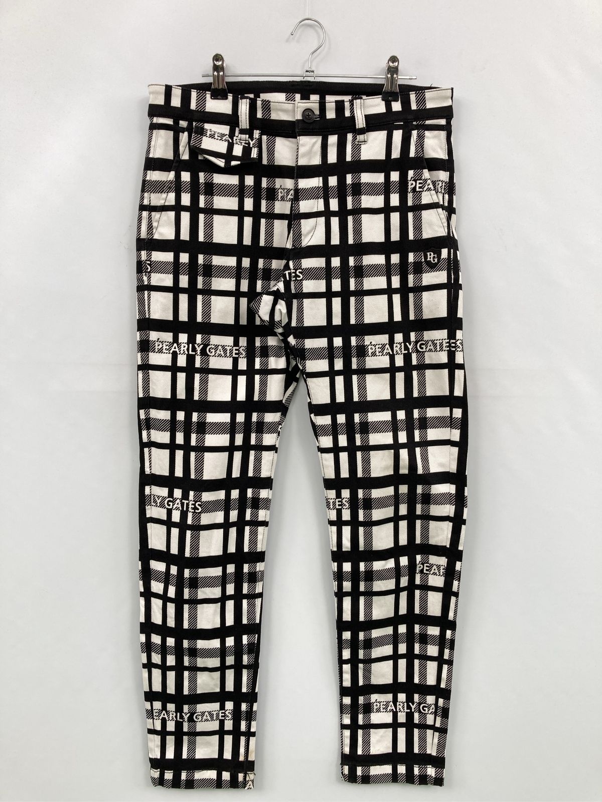 PEARLY GATES パーリーゲイツ チノパンツ 4 ブラック フルレングス