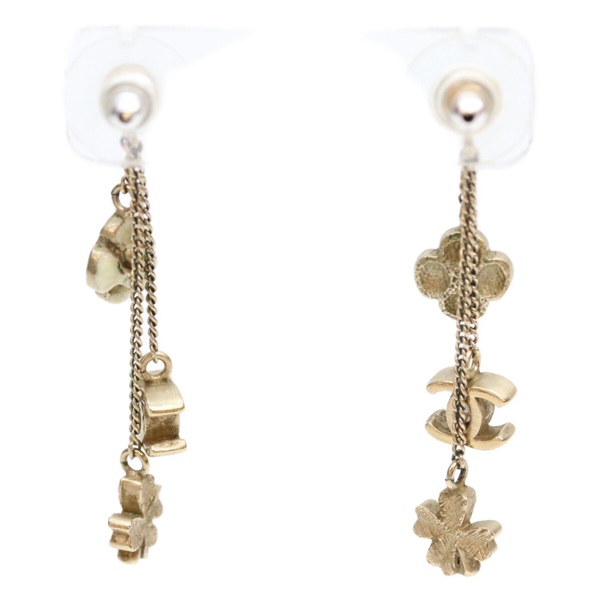 CHANEL シャネル 09P ｺﾞｰﾙﾄﾞ ｺｺﾏｰｸ ｸﾛｰﾊﾞｰ ﾁｪｰﾝﾋﾟｱｽ - メルカリ