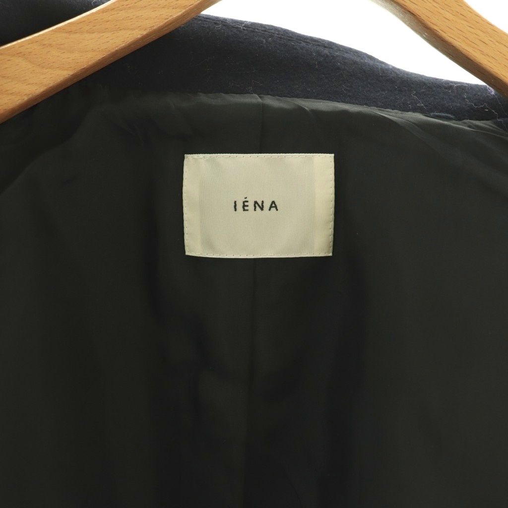 イエナ IENA 25AW メルトンウール ピーコート ダブル 36 ネイビー /HK