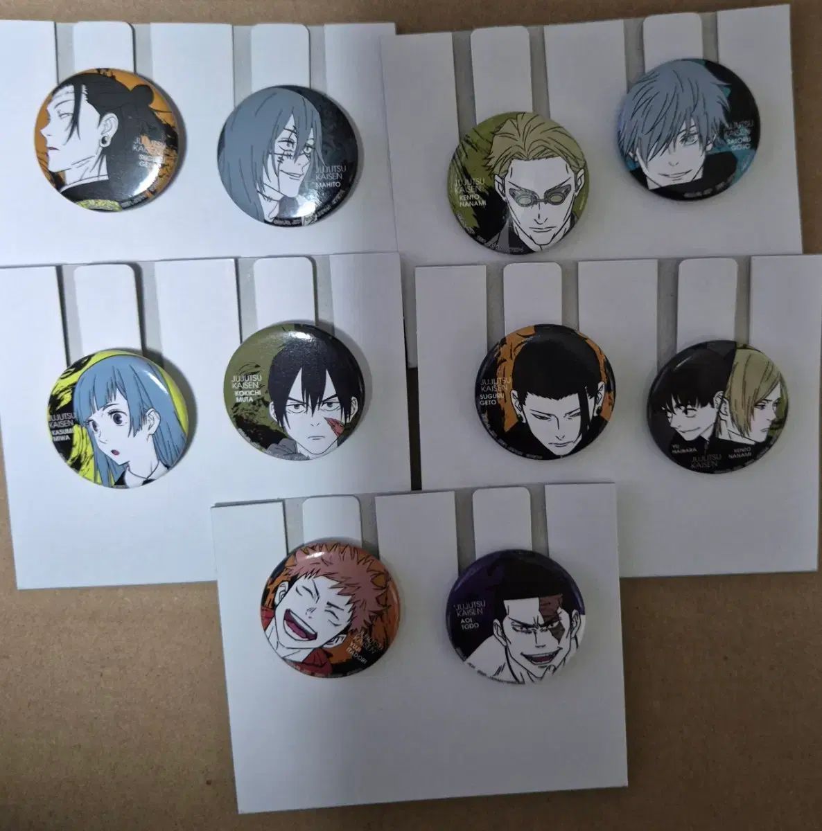 呪術廻戦 5周年 一番くじ L賞 缶バッジ まとめ - メルカリ