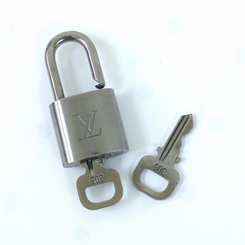 LOUIS LOUIS VUITTON・ パドロックカデナ シルバー VUITTON ルイ