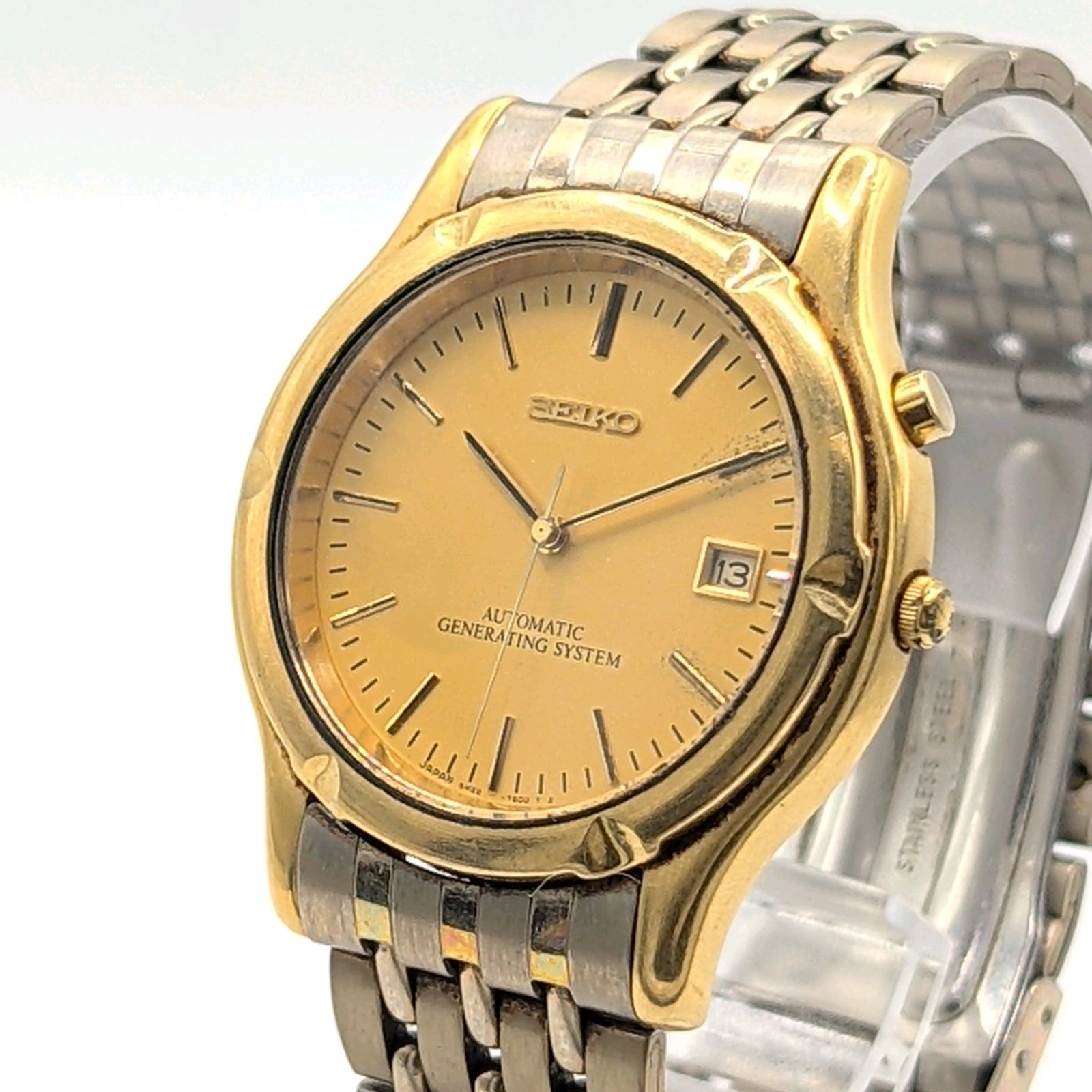 SEIKO 5M22-7A60 Watch Automatic Round Men