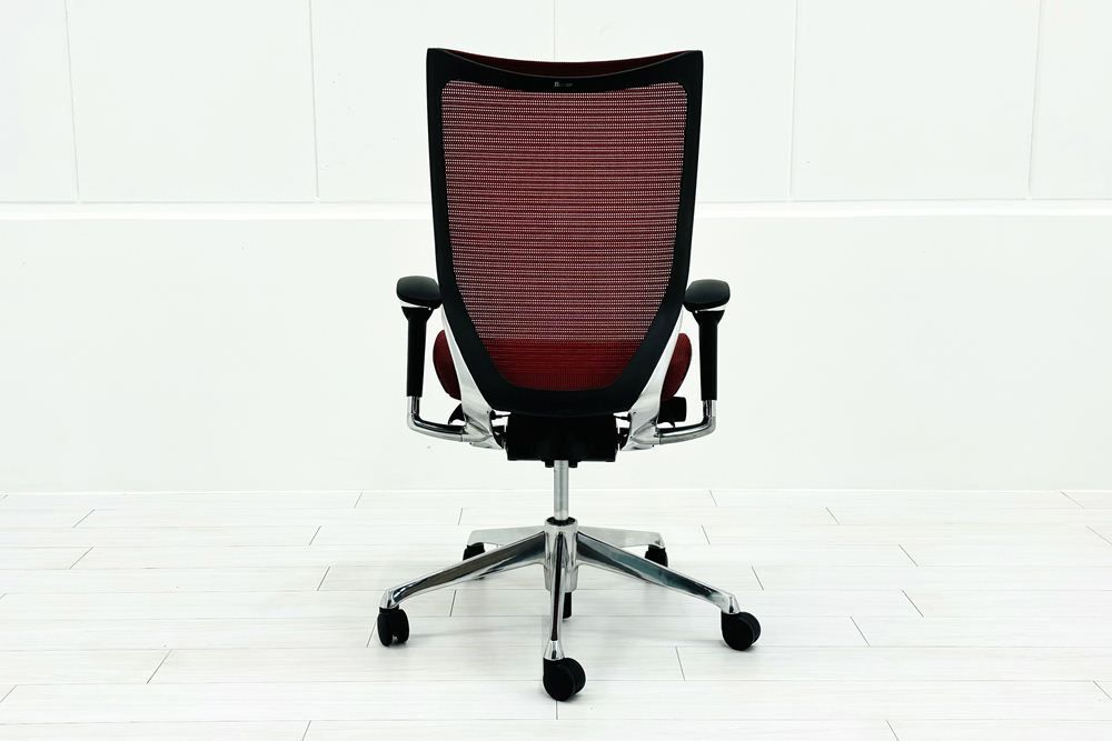 バロンチェア 中古 オカムラ Baron 可動肘 ハイバック 中古オフィス