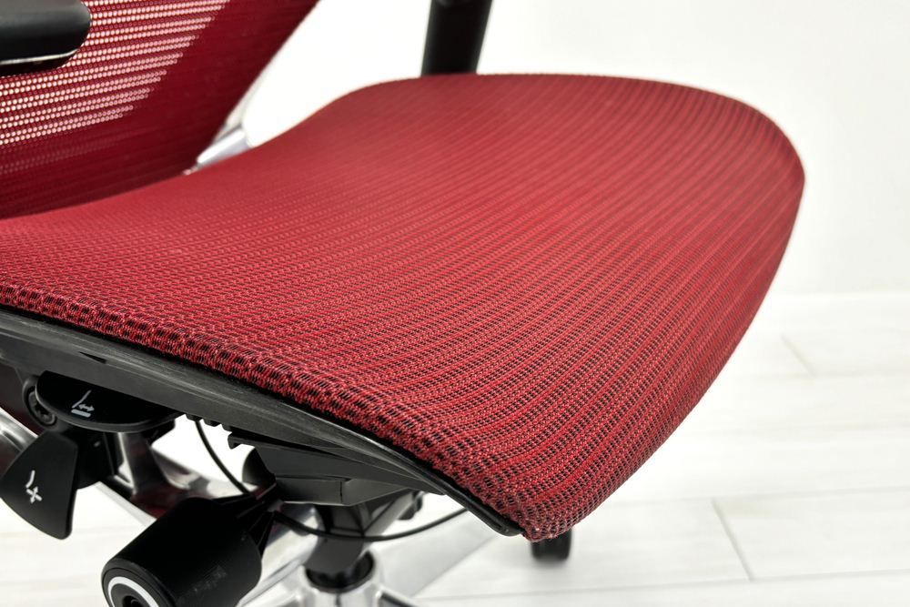 バロンチェア 中古 オカムラ Baron 可動肘 ハイバック 中古オフィス