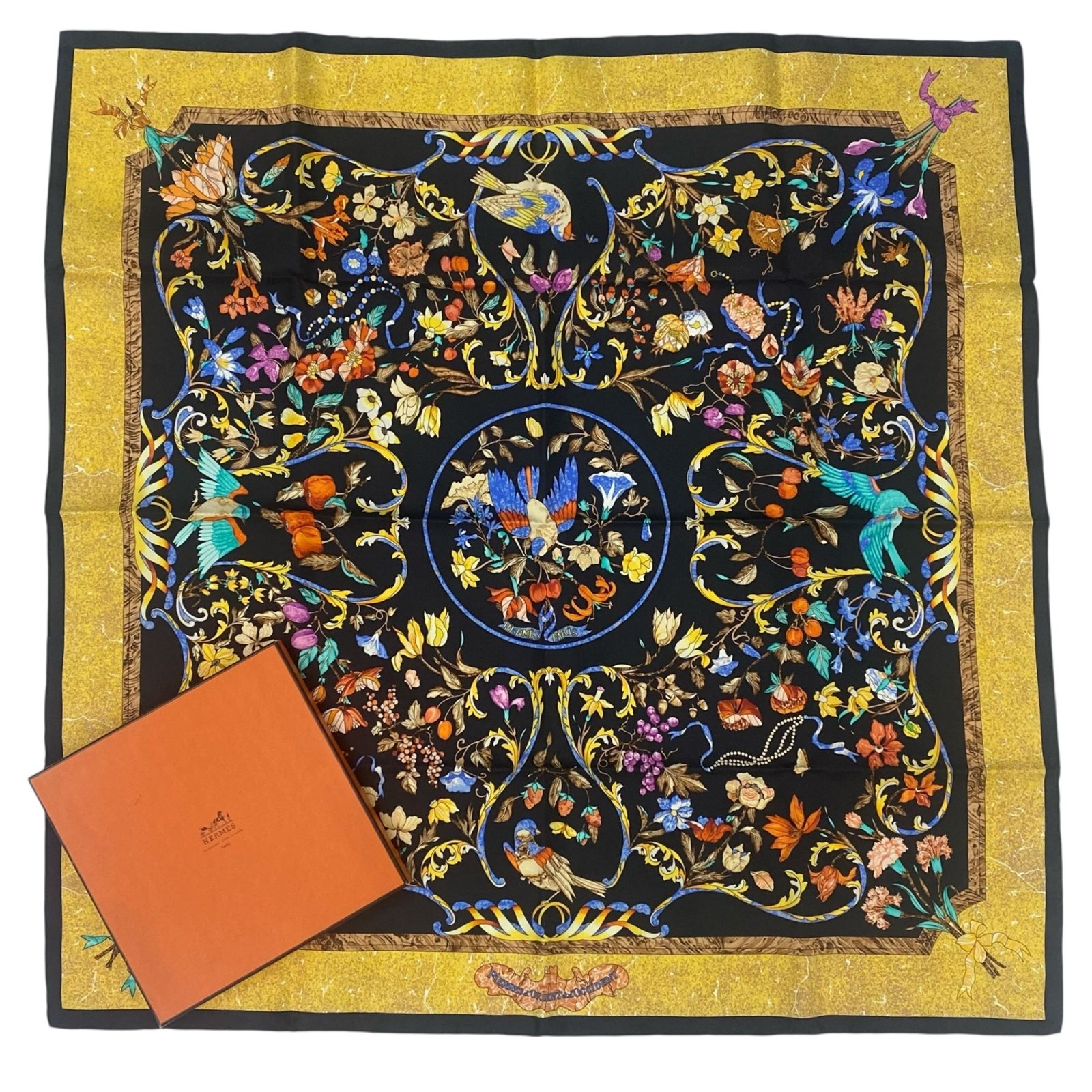極美品 HERMES エルメス カレ90 PIERRES d' ORIENT et d' OCCIDENT