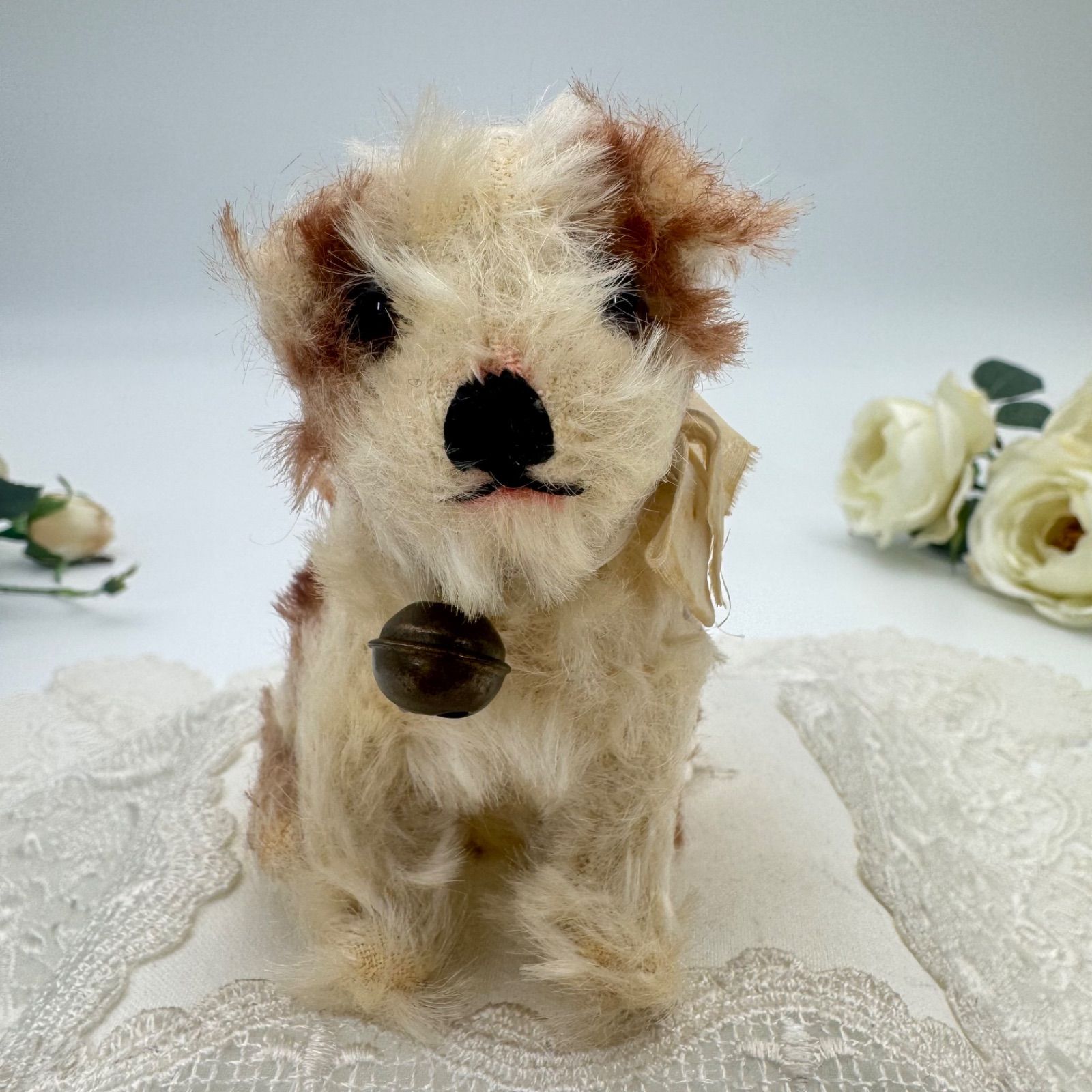 Steiff 子犬のMolly アンティーク】シュタイフ 犬のぬいぐるみ Molly