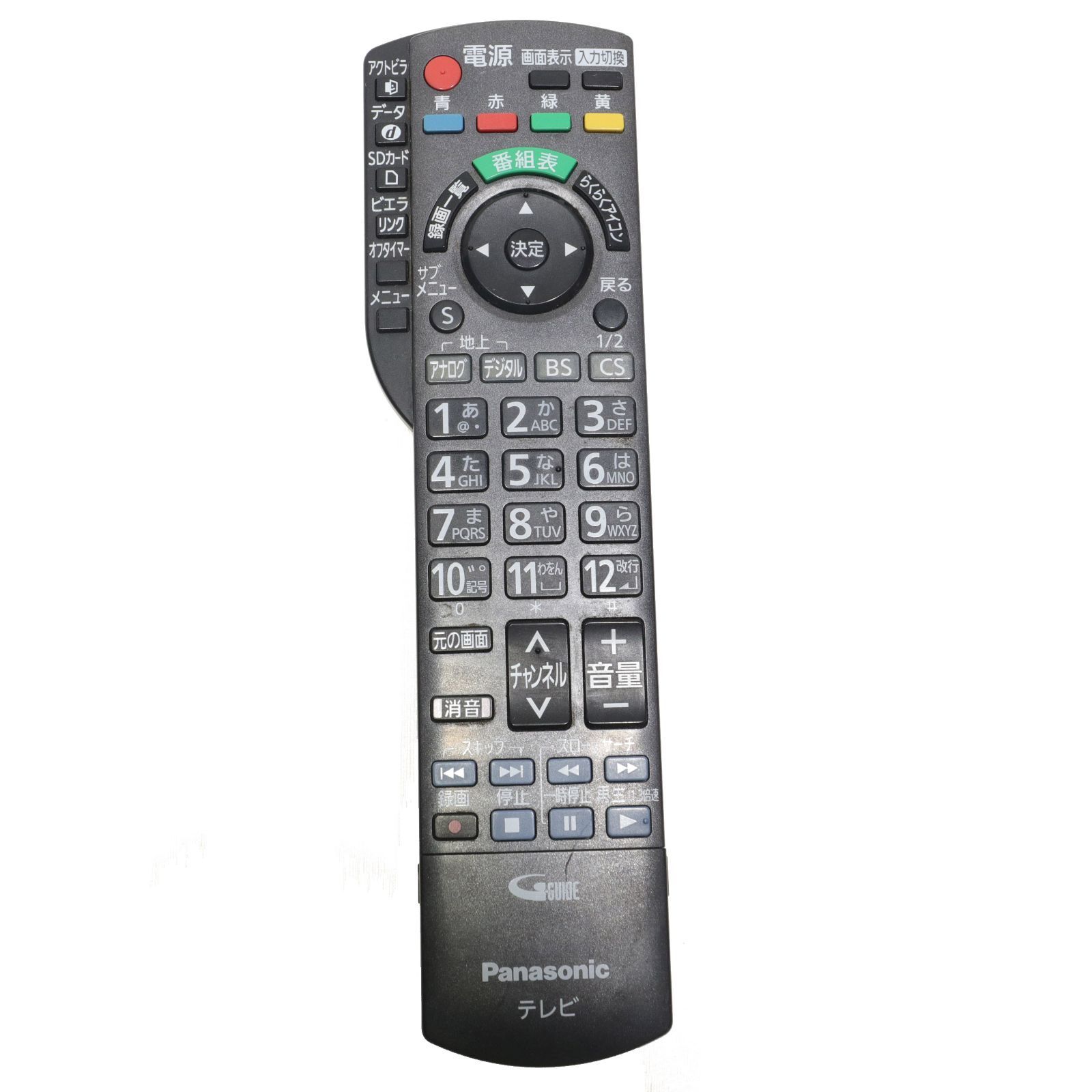 Panasonic/パナソニック テレビ用リモコンN2QAYB000537 赤外線出力動作