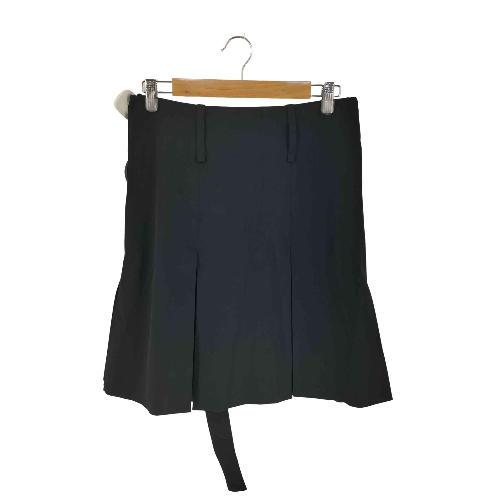 プラダ PRADA イタリア製 ベルト付きプリーツスカート レディース EUR