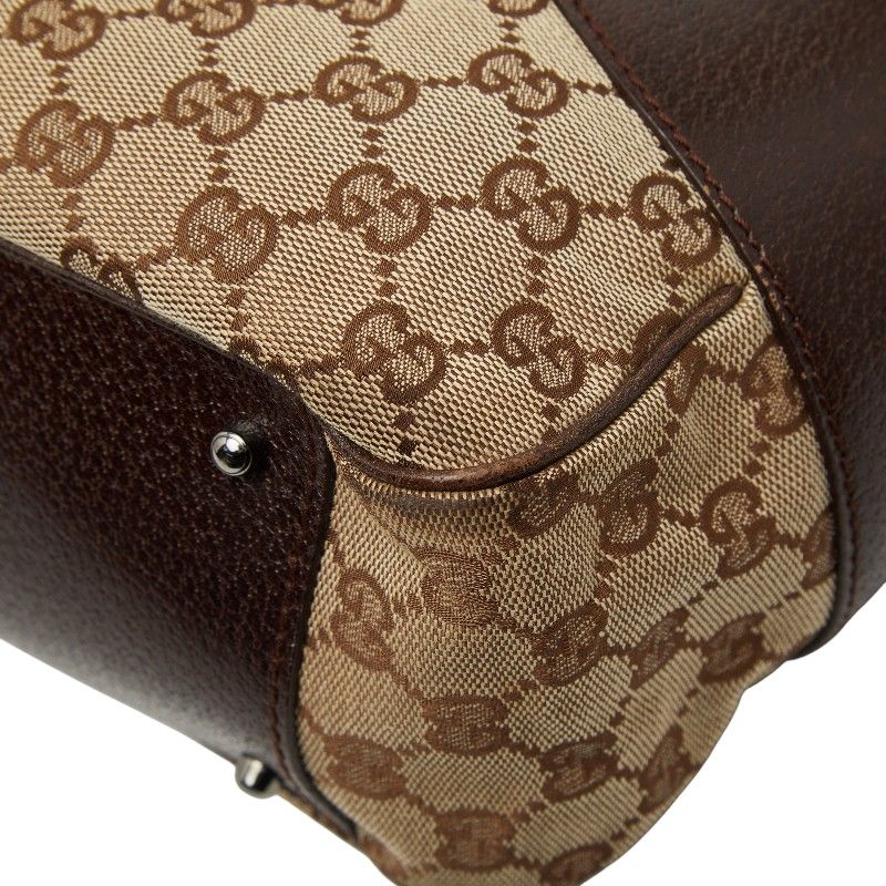 グッチ GGキャンバス ハンドバッグ トートバッグ 113011 ブラウン