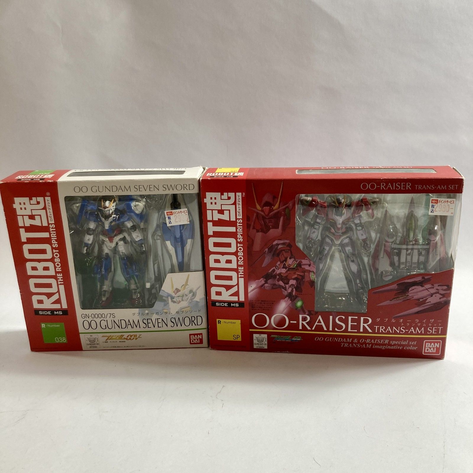 ☆ 機動戦士ガンダム00 ROBOT魂 2点 まとめ商品 ダブルオーガンダム