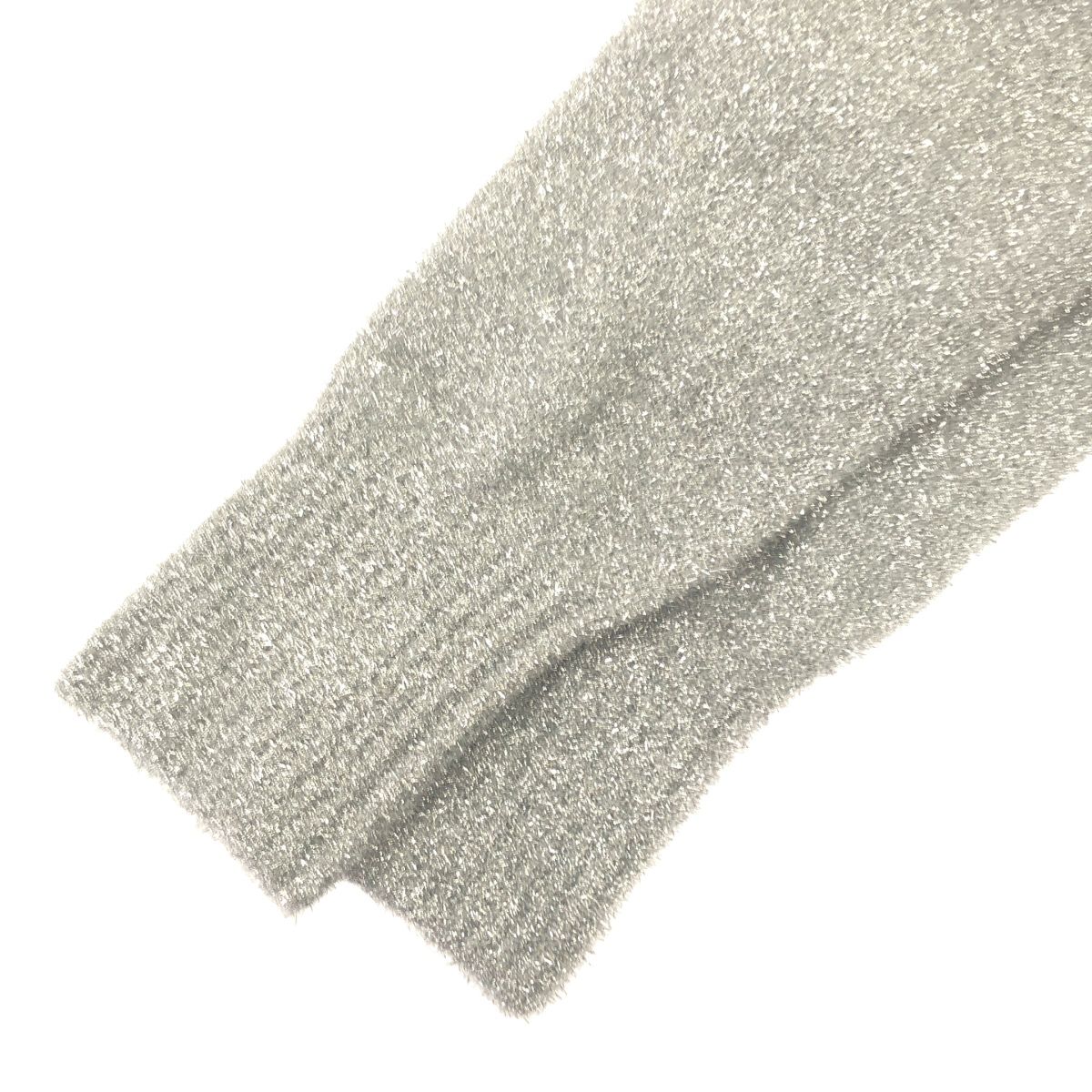 DEPAREILLE デパリエ ラメニットカーディガン B1141AKD407 シルバー 38