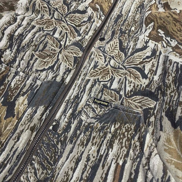 Supreme 24ss RealTree Reversible Quilted Work Jacket Size-L