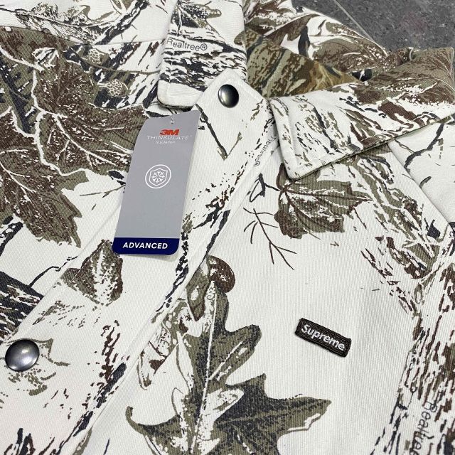 Supreme 24ss RealTree Reversible Quilted Work Jacket Size-L