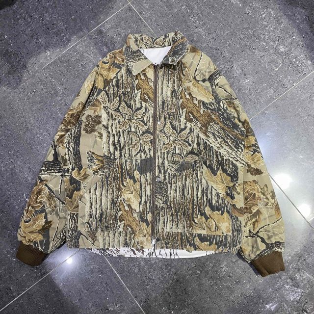 Supreme 24ss RealTree Reversible Quilted Work Jacket Size-L